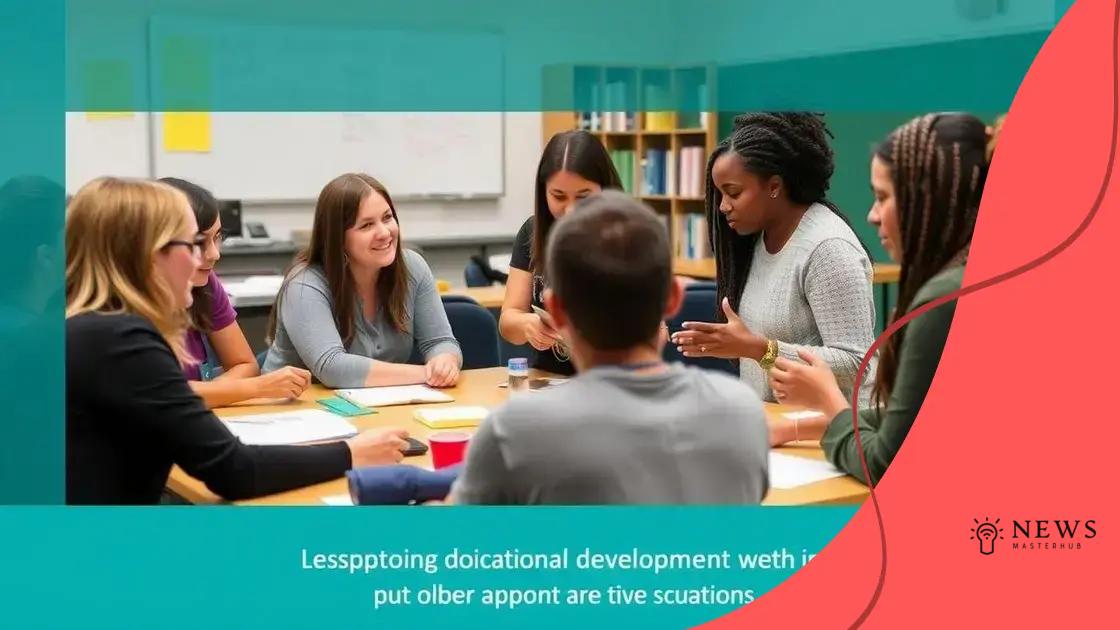 The role of professional development in retention