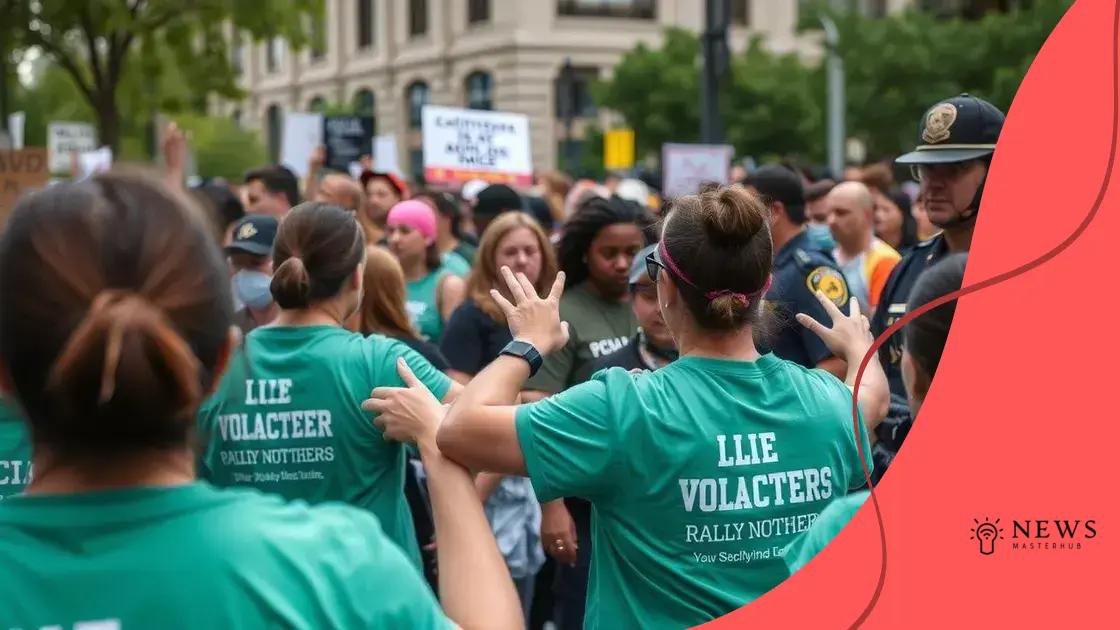 Best practices for ensuring safety at rallies