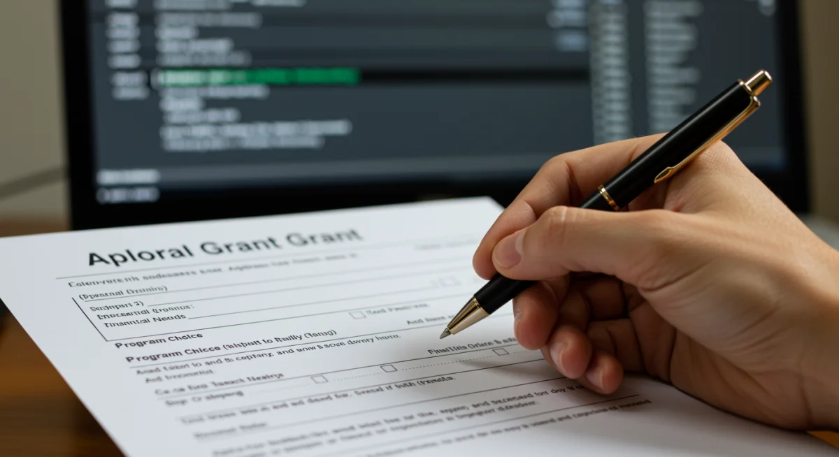 Applying for federal vocational training grant funds