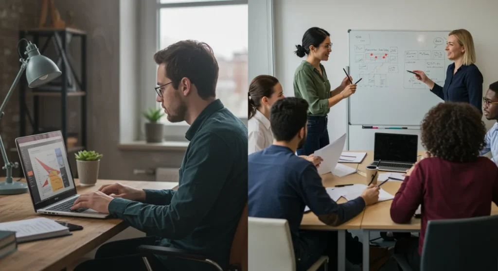 Online vs. In-Person Professional Development: 2025 Efficacy & Outcomes