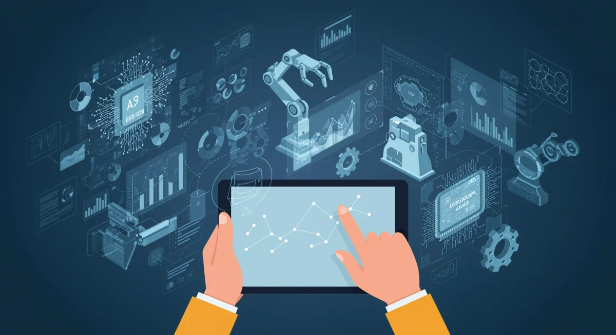 Individual learning new digital skills, representing reskilling for future job market