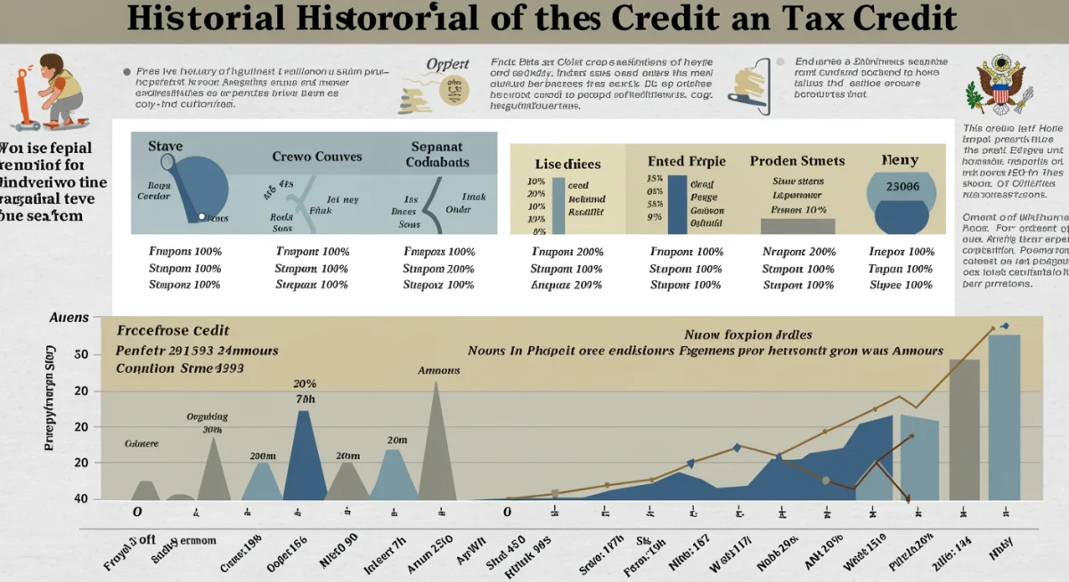 Infographic showing historical changes in Child Tax Credit