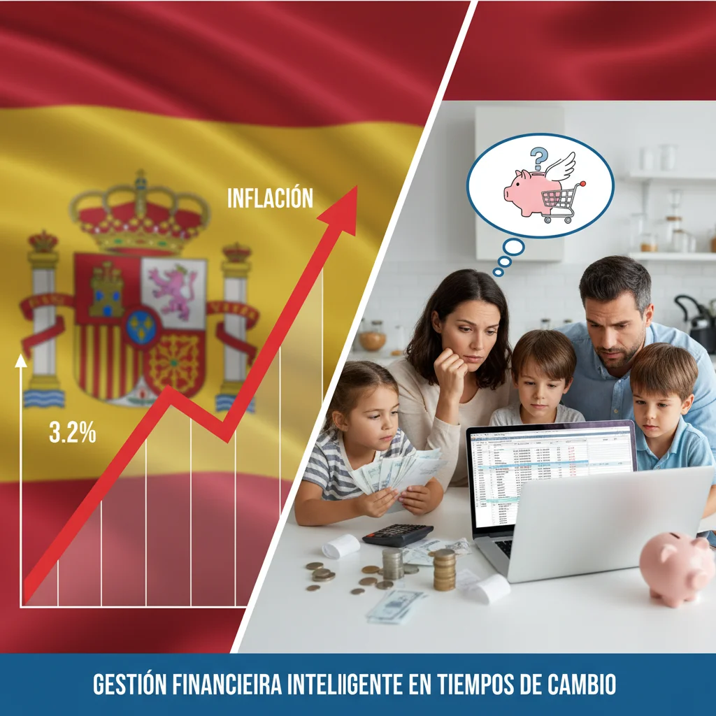 Inflación España 3,2%: Guía de Ahorro y Consumo 2026