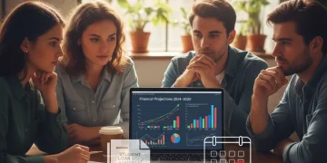 Students planning 2026 student loan repayment strategies on a laptop