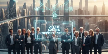 Professionals over 40 confidently exploring futuristic career opportunities in 2026