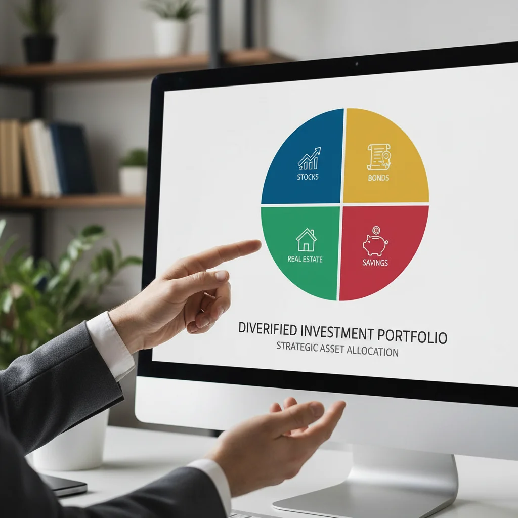 Diversified investment portfolio strategy for long-term financial planning