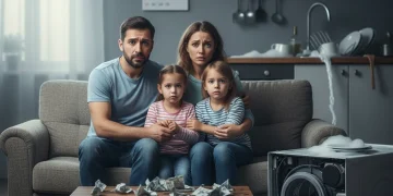Family facing financial emergency in 2026, planning savings