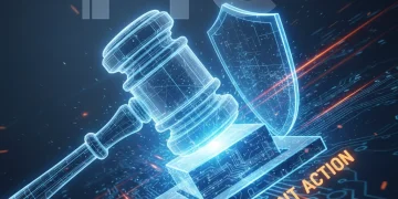 Gavel with FTC logo symbolizing federal trade commission enforcement actions