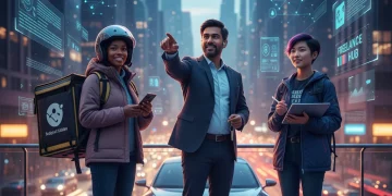 Gig workers united, representing the diverse workforce adapting to new regulations in 2026.