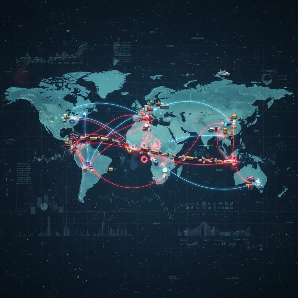 Disrupted global supply chains affecting economic stability