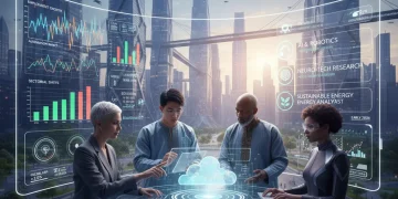 Dynamic labor market trends in early 2026, showing economic shifts and diverse workforce