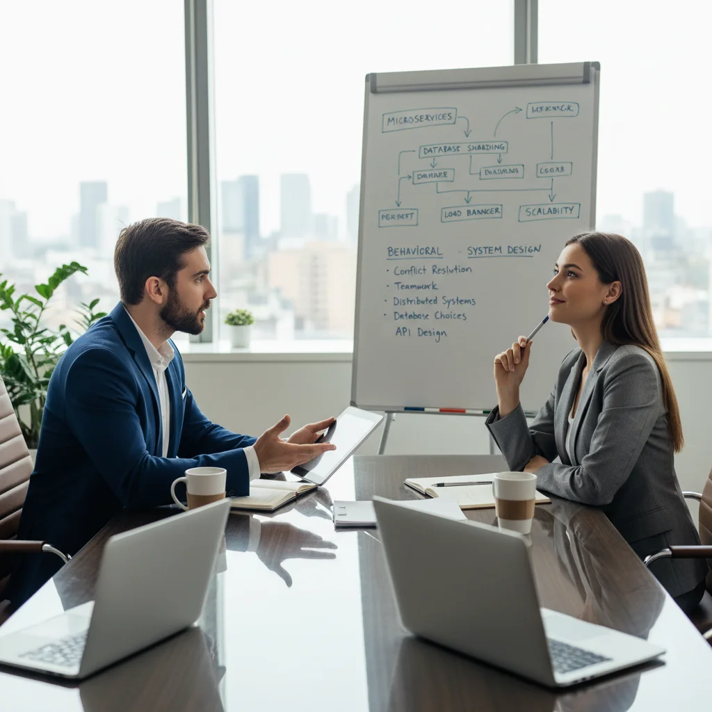 Mock interview practice for technical and behavioral questions