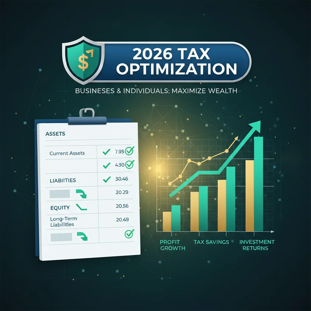 Digital financial report showing positive trends, representing successful tax optimization strategies for 2026.