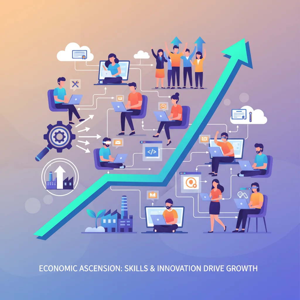 Rising wages and skill development in a growing job market