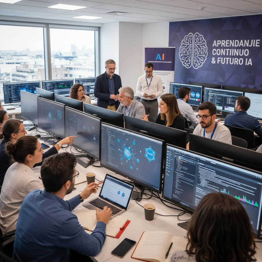 Spanish workforce undergoing AI training and upskilling