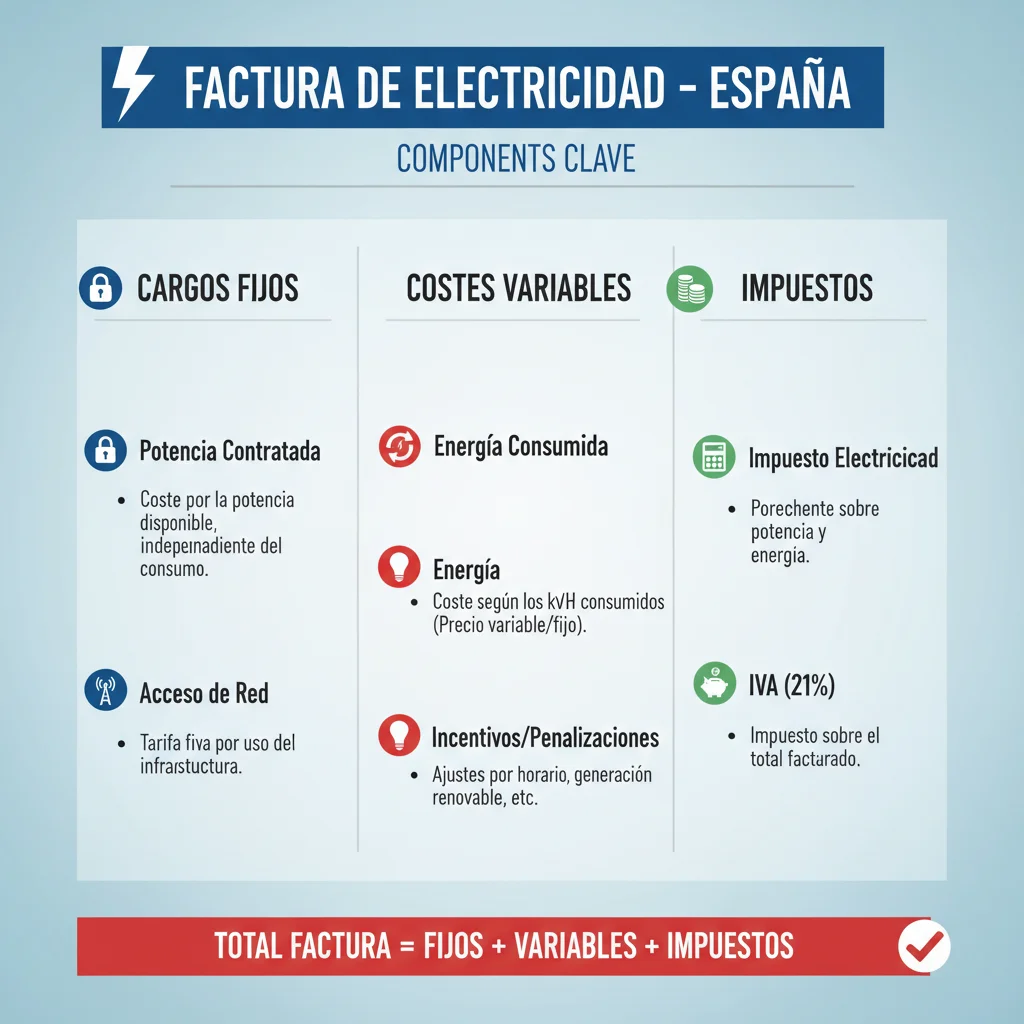 Understanding components of a Spanish electricity bill