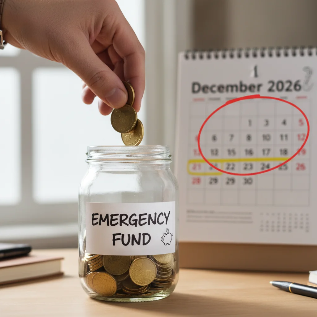 How to Build an Emergency Fund: 6 Months of Expenses by December 2026