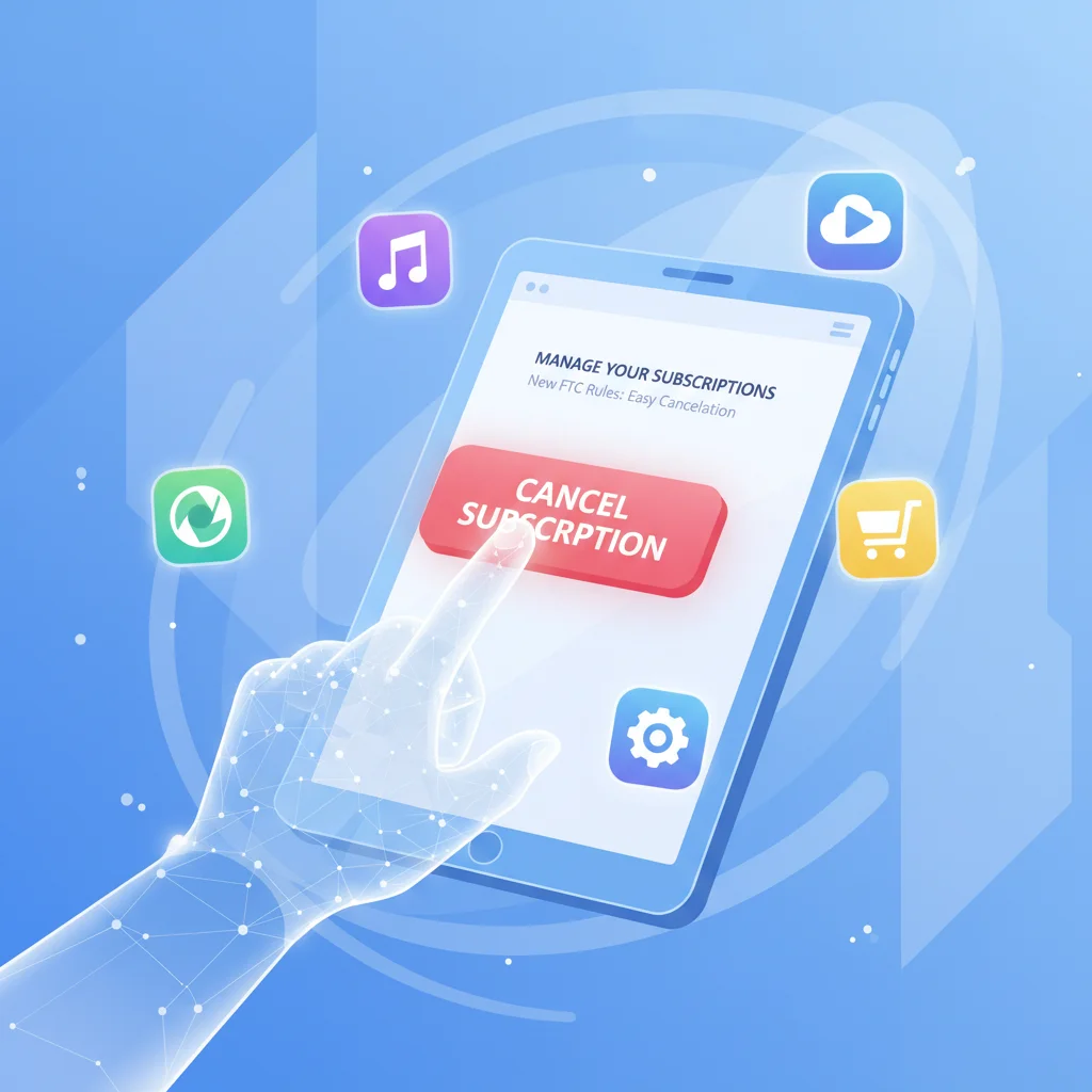 FTC Subscription Rules 2026: Navigating Easy Cancellation for US Consumers
