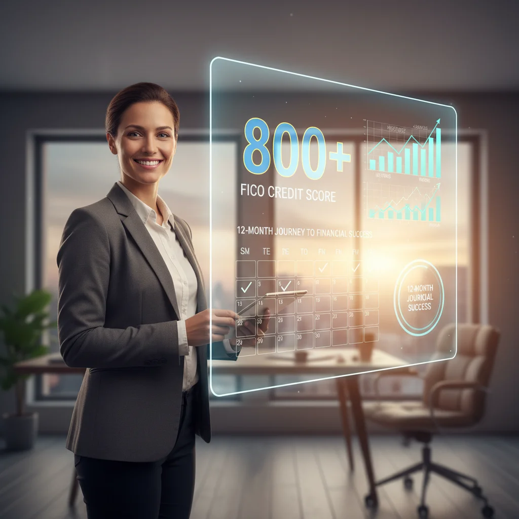 Achieve an 800+ FICO Score: 7 Steps to Maximize Your Credit in 12 Months